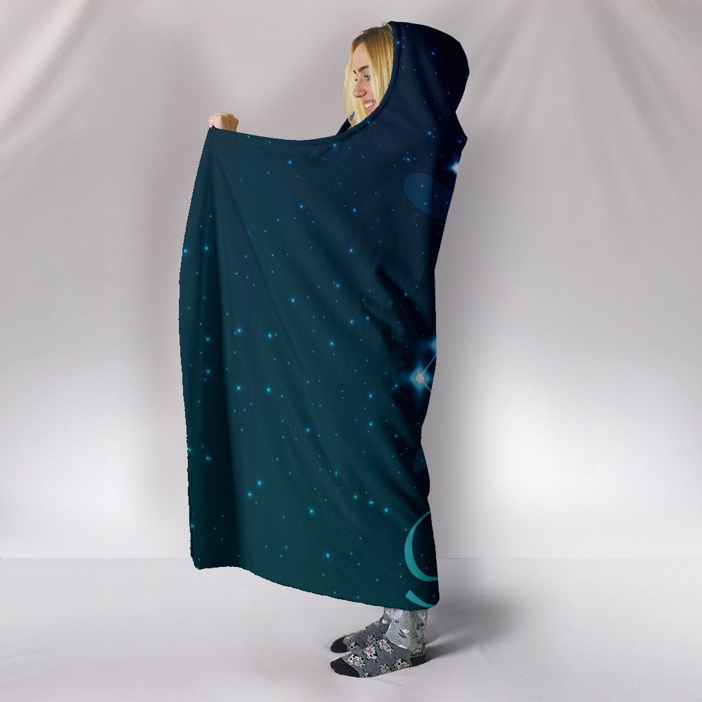 Gemini Zodiac Hooded Blanket