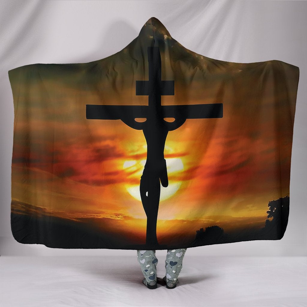 Jesus Christ Hooded Blanket