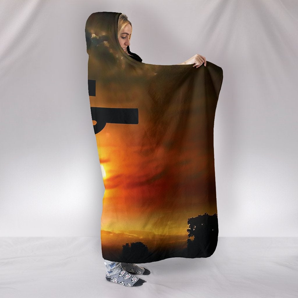 Jesus Christ Hooded Blanket