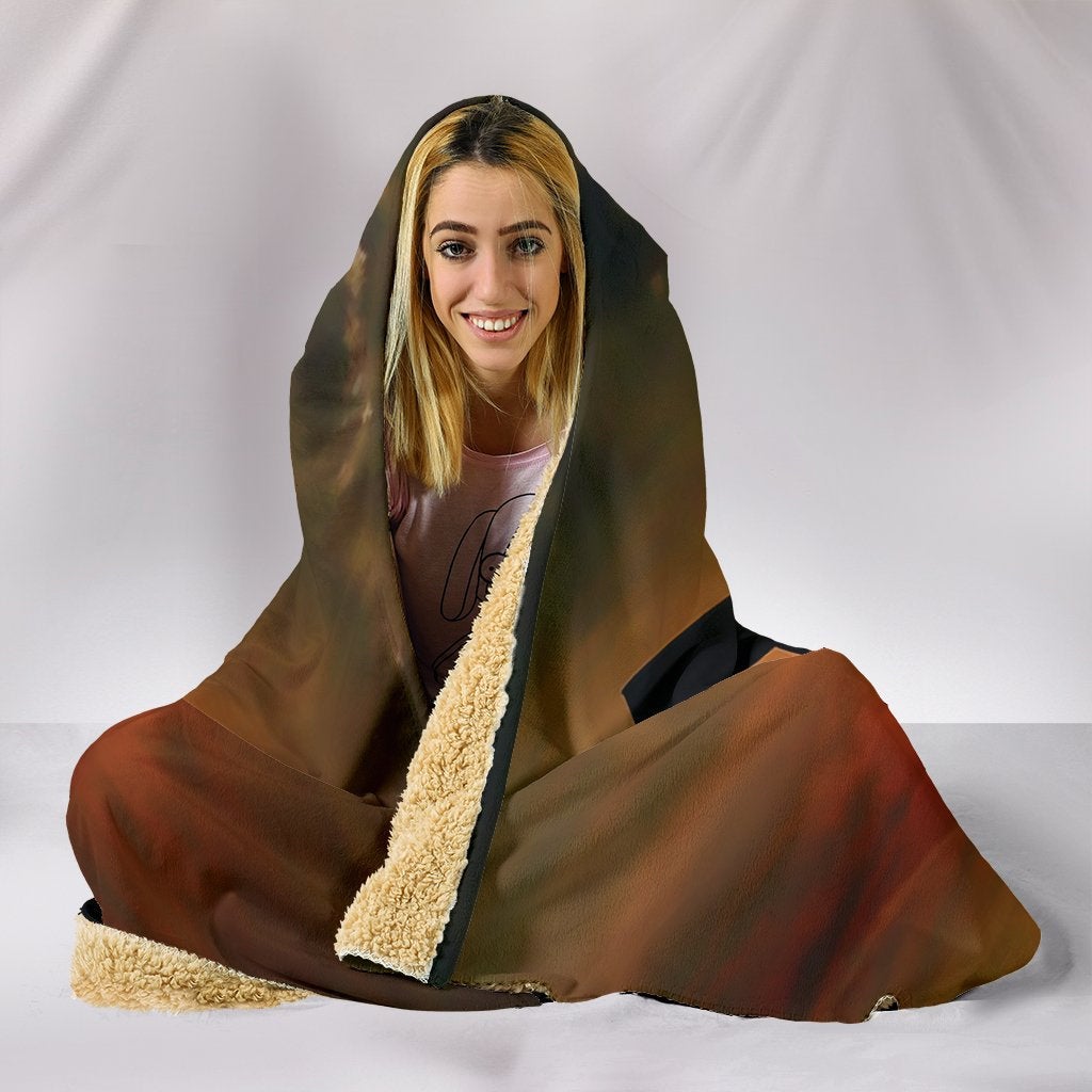 Jesus Christ Hooded Blanket