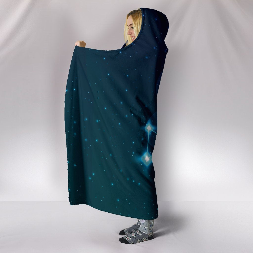 Leo Zodiac Hooded Blanket