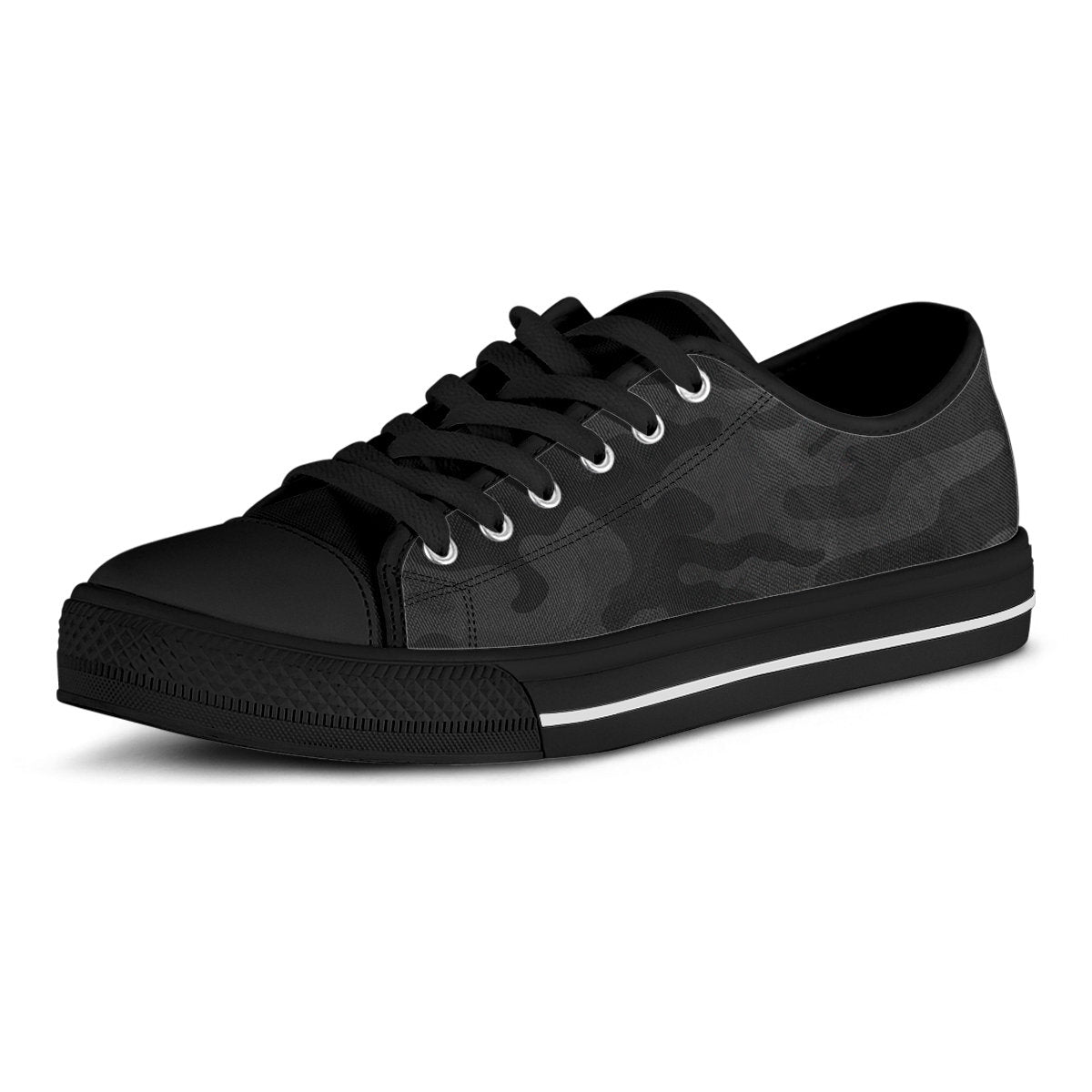 Dark Grey Camouflage Shoes