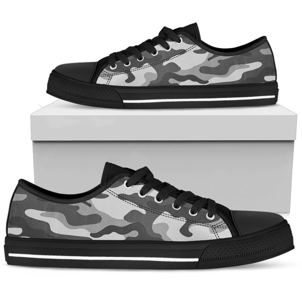 Grey Camouflage Shoes