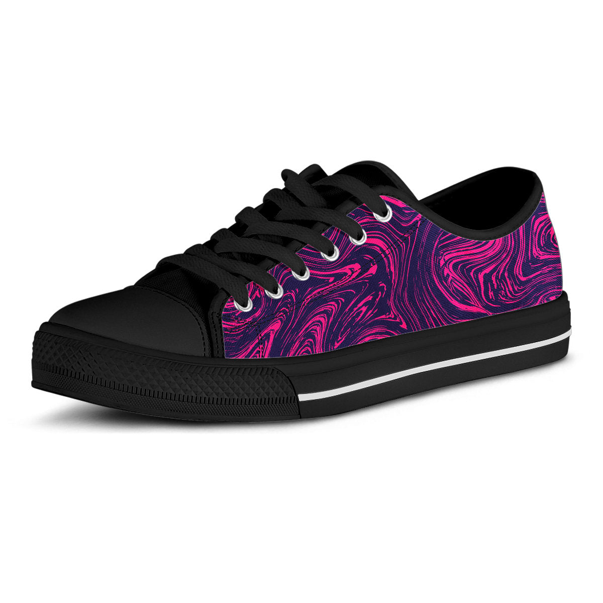 Pink Abstract Swirls Shoes