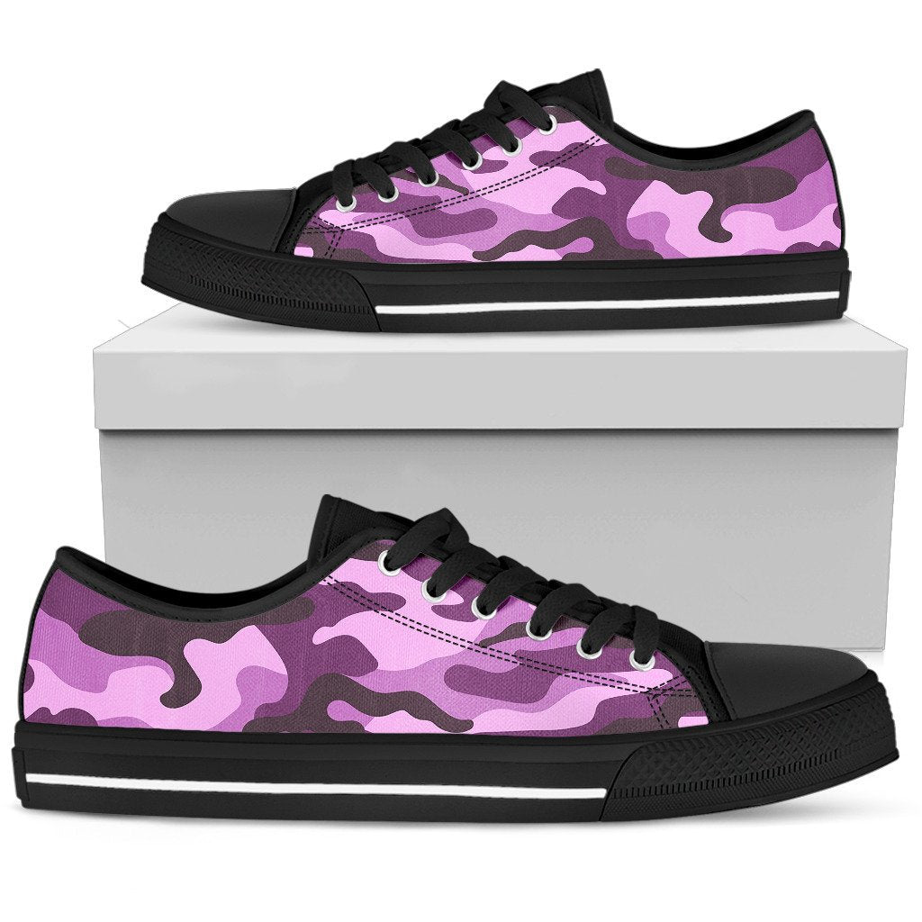 Purple Camouflage Shoes