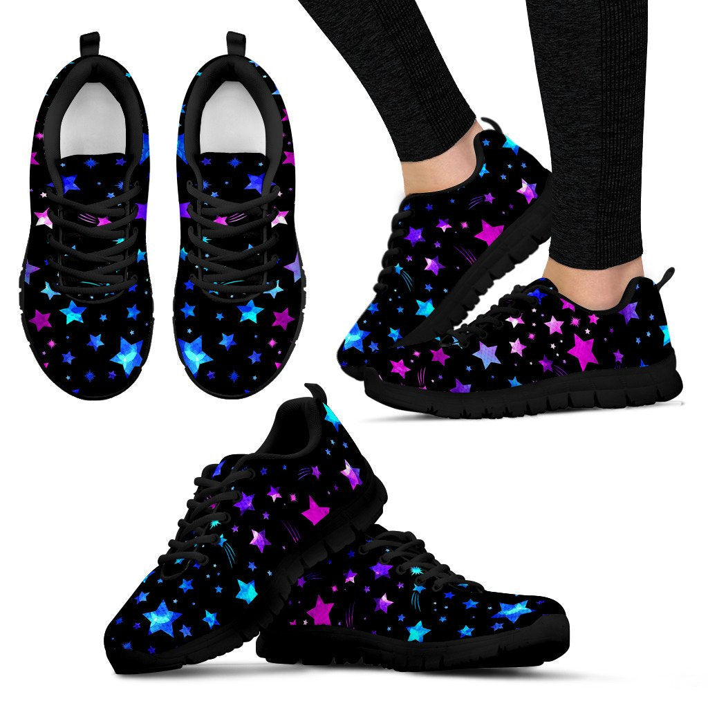 Pink & Purple Stars Sneakers