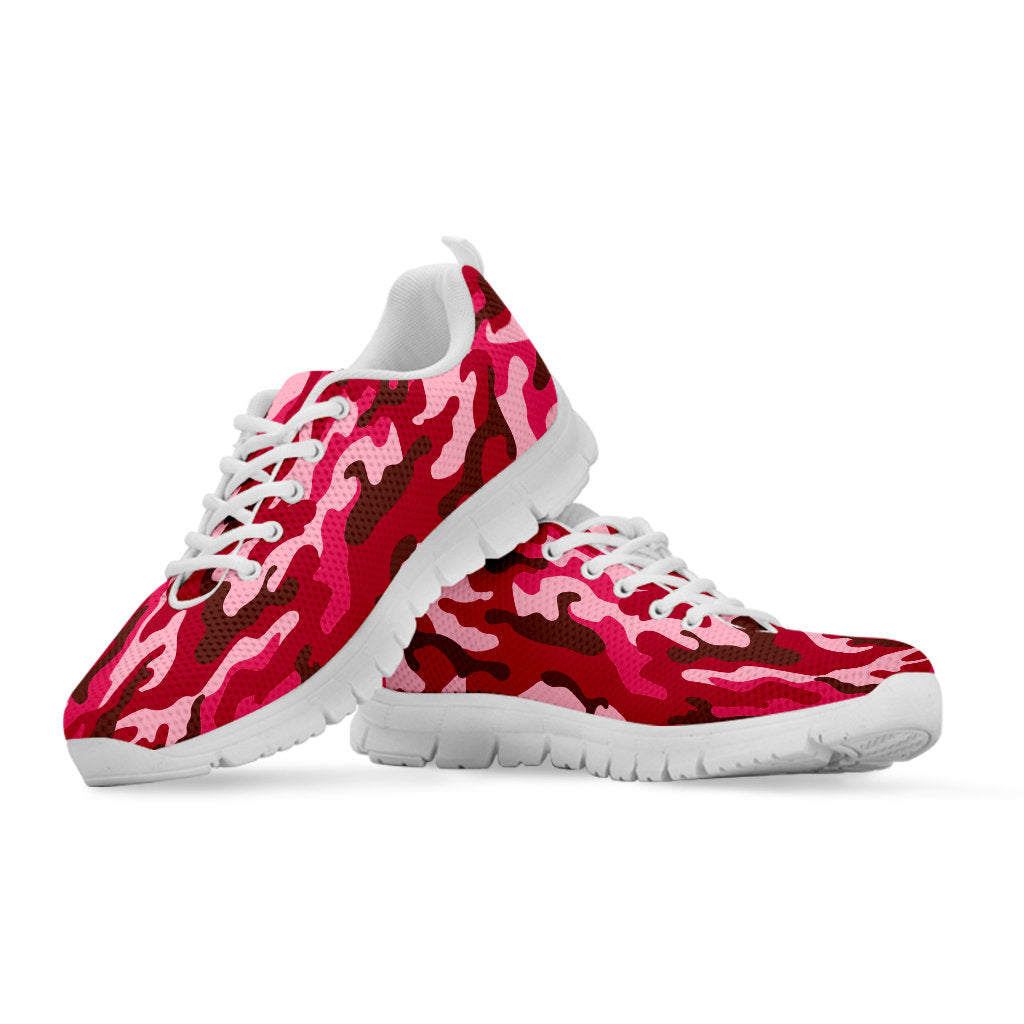 Red Camouflage Sneakers