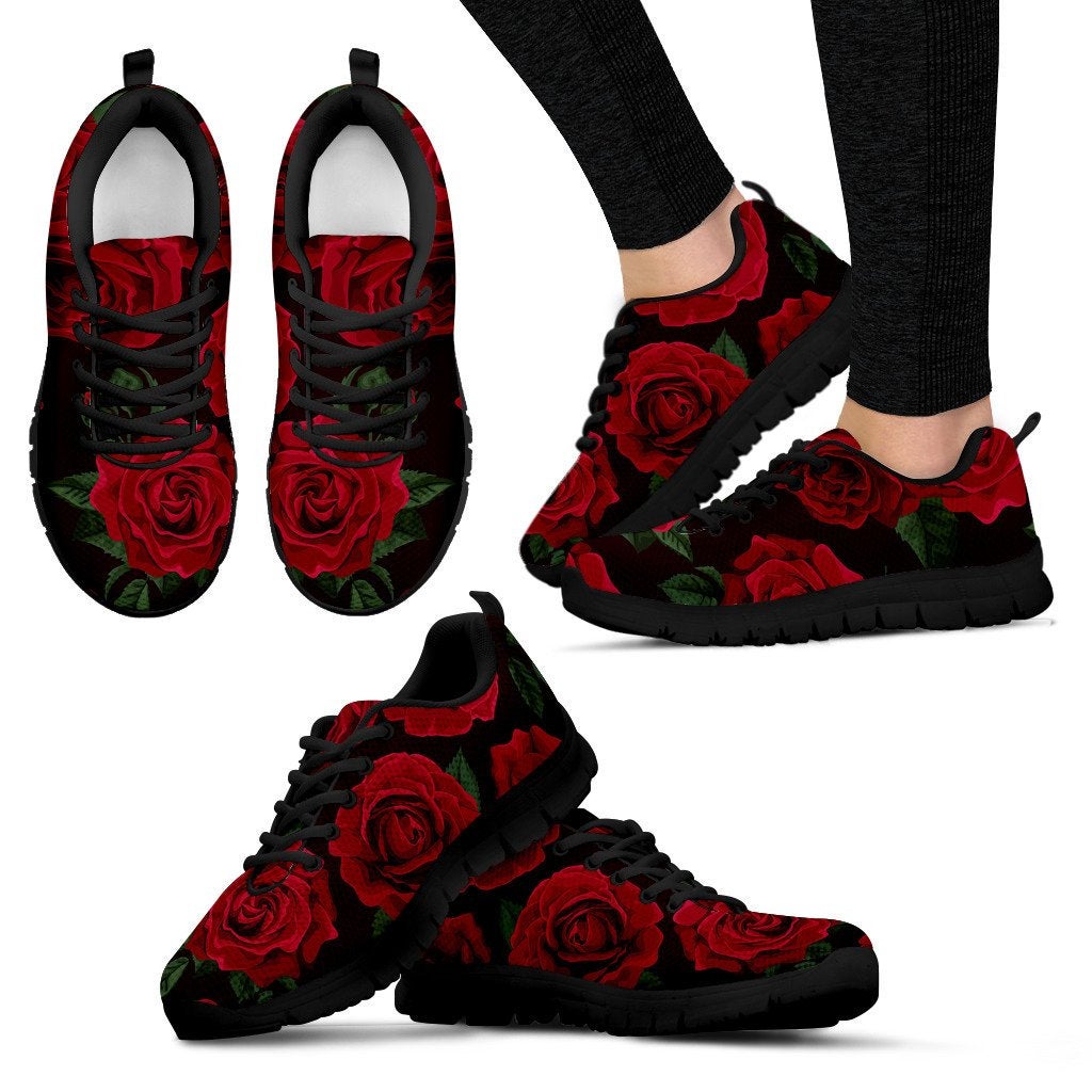 Red Roses Sneakers