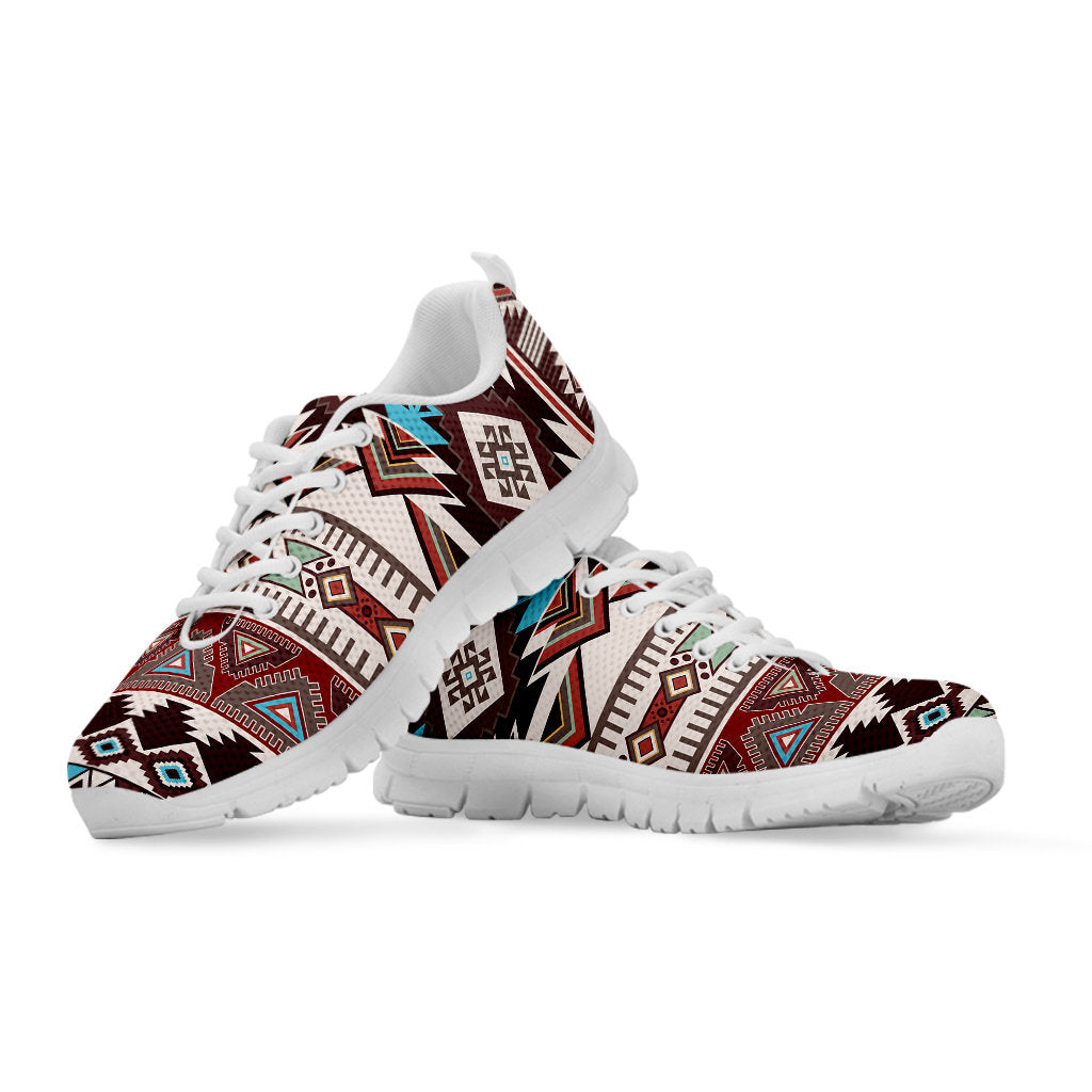 Brown Boho Aztec Sneakers