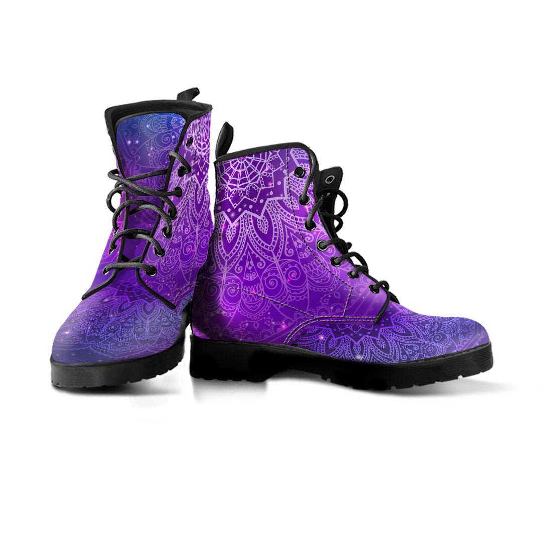 Pink & Purple Mandalas Womens Boots