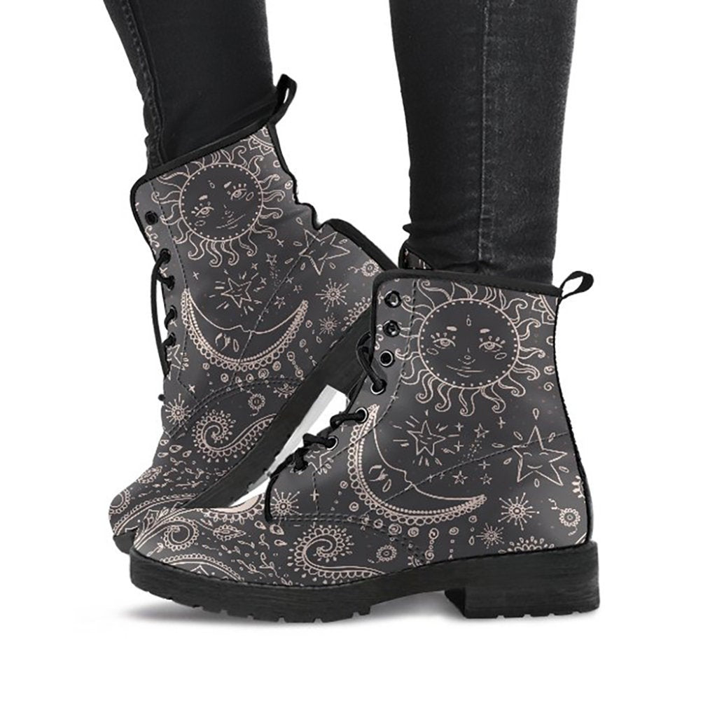 Brown Sun & Moon Womens Boots