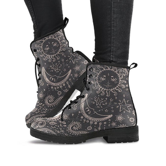 Brown Sun & Moon Womens Boots