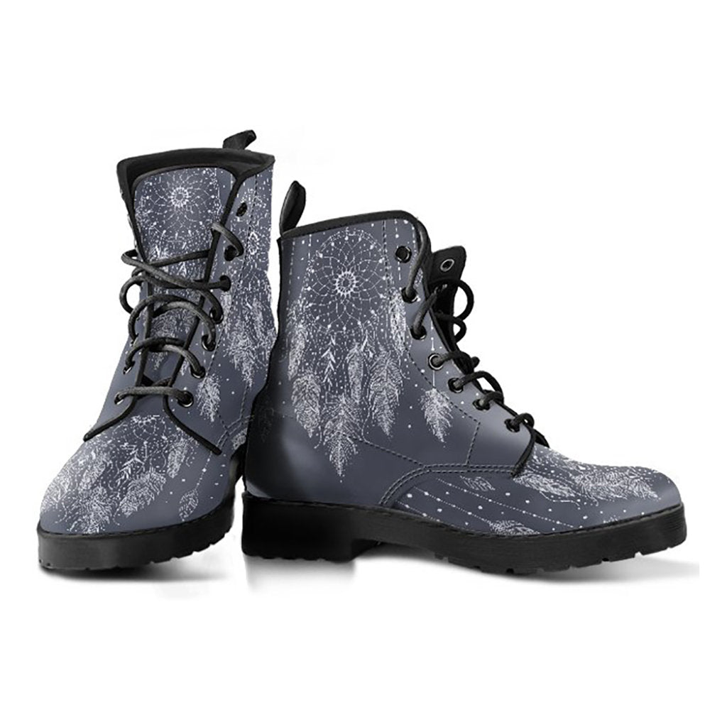 Grey Boho Dream Catcher Womens Boots