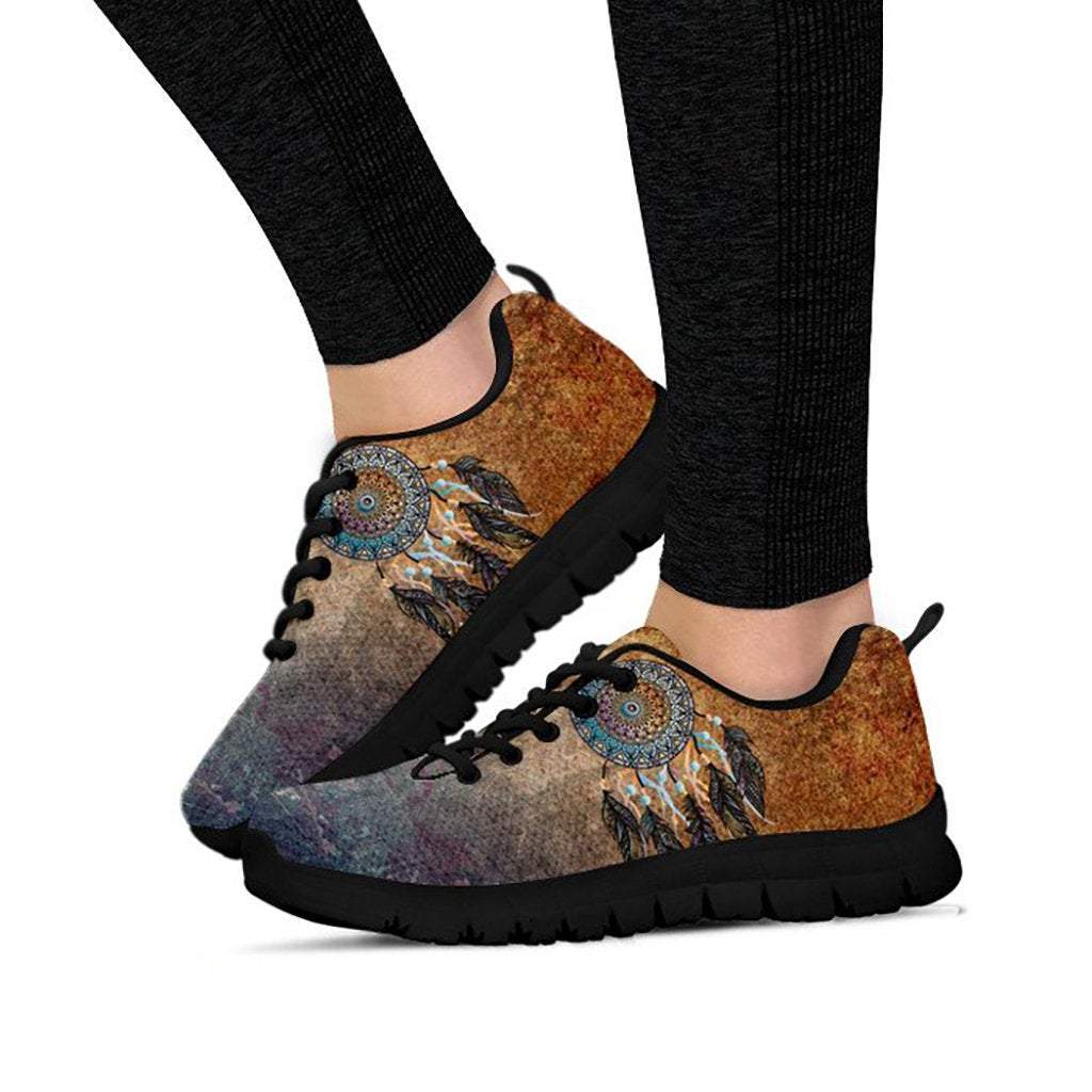 Brown Boho Dream Catcher Sneakers