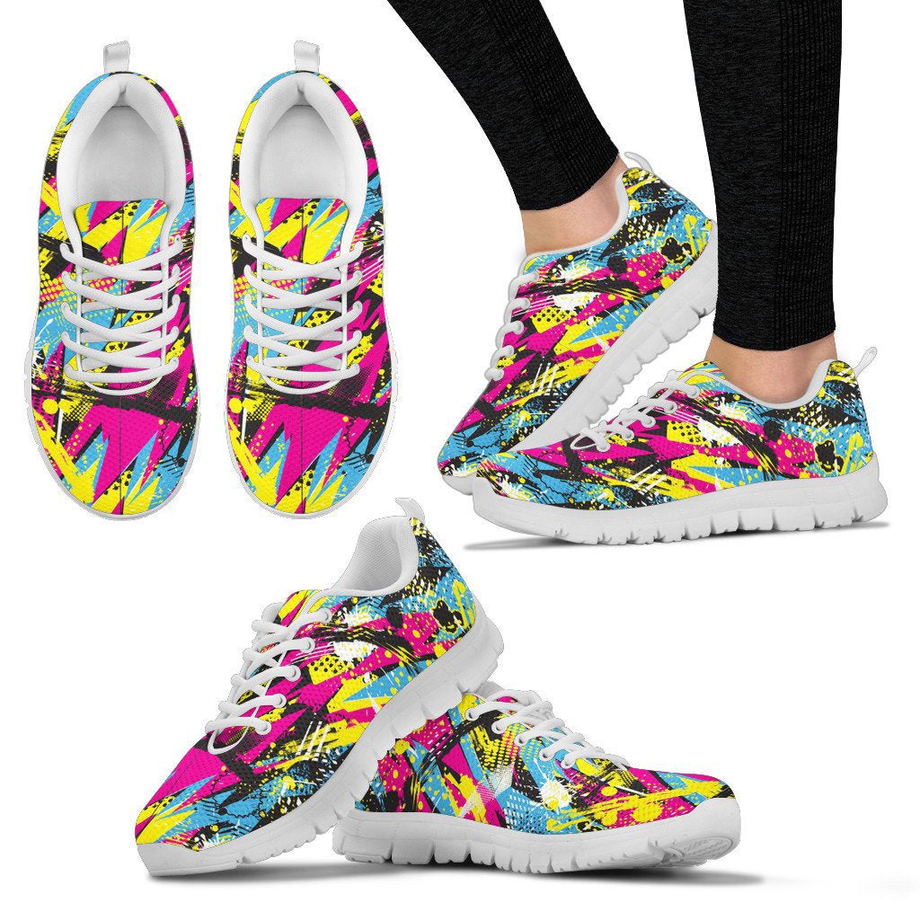 Colorful Abstract Art Sneakers