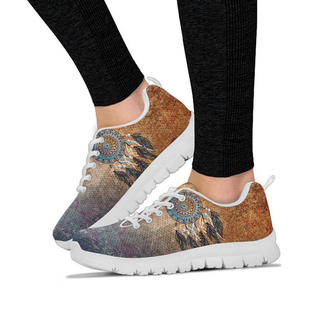 Brown Boho Dream Catcher Sneakers
