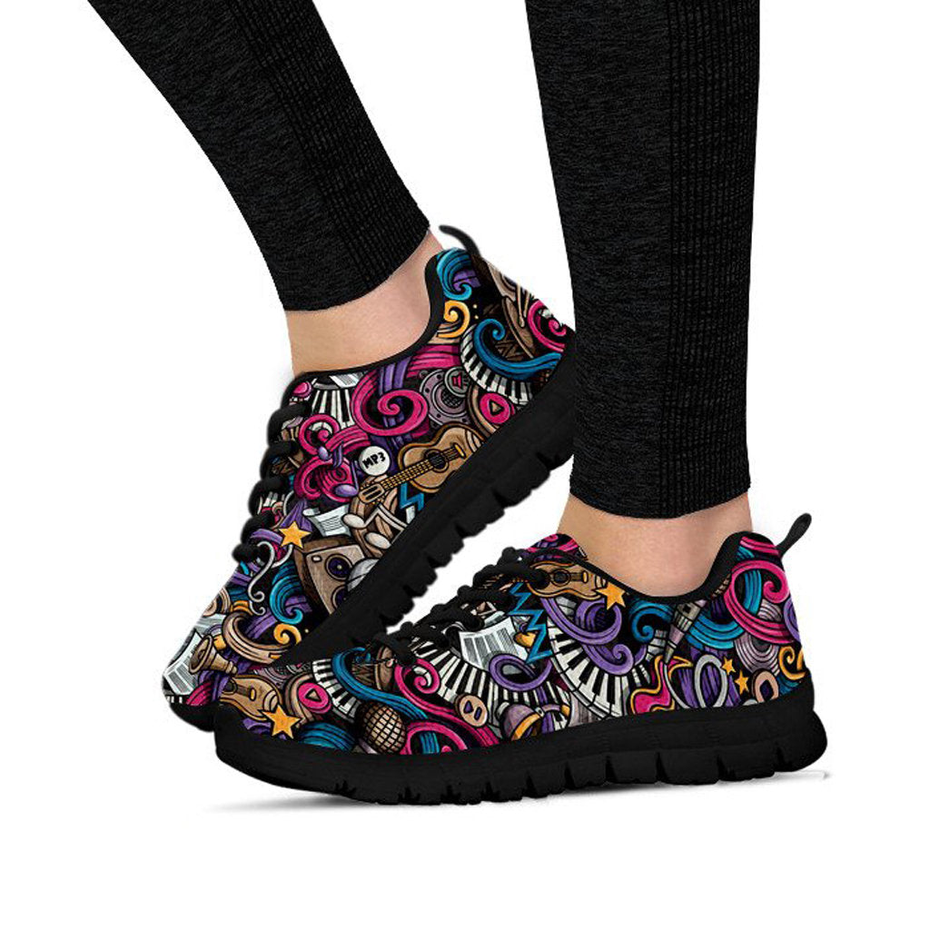 Colorful Funky Musical Sneakers