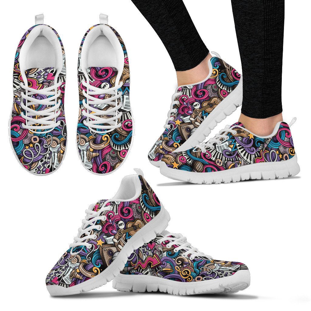 Colorful Funky Musical Sneakers