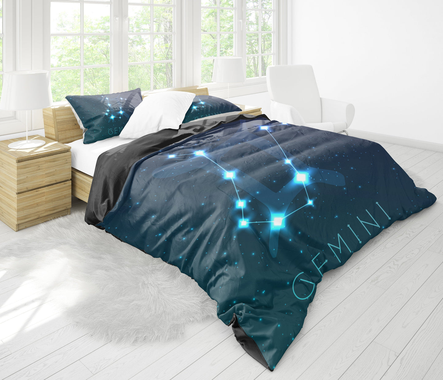 Gemini Zodiac Bedding Set