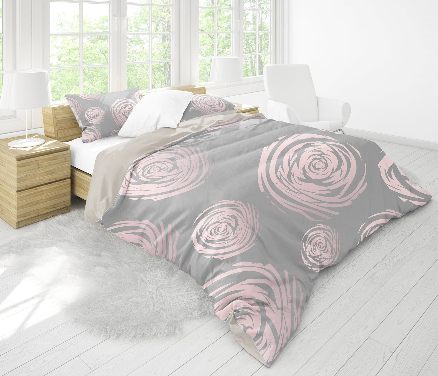 Abstract Swirls Bedding Set