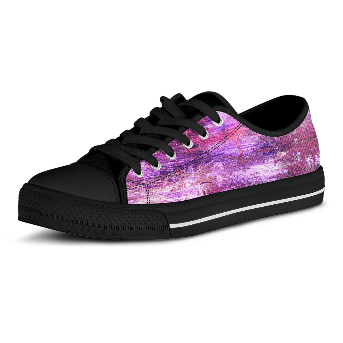 Pink & Purple Abstract Art Shoes