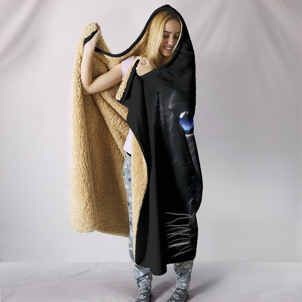 Black Panther Hooded Blanket