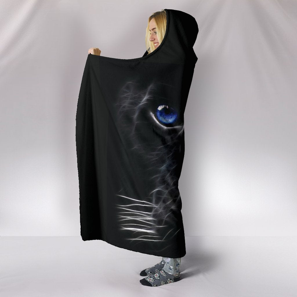 Black Panther Hooded Blanket