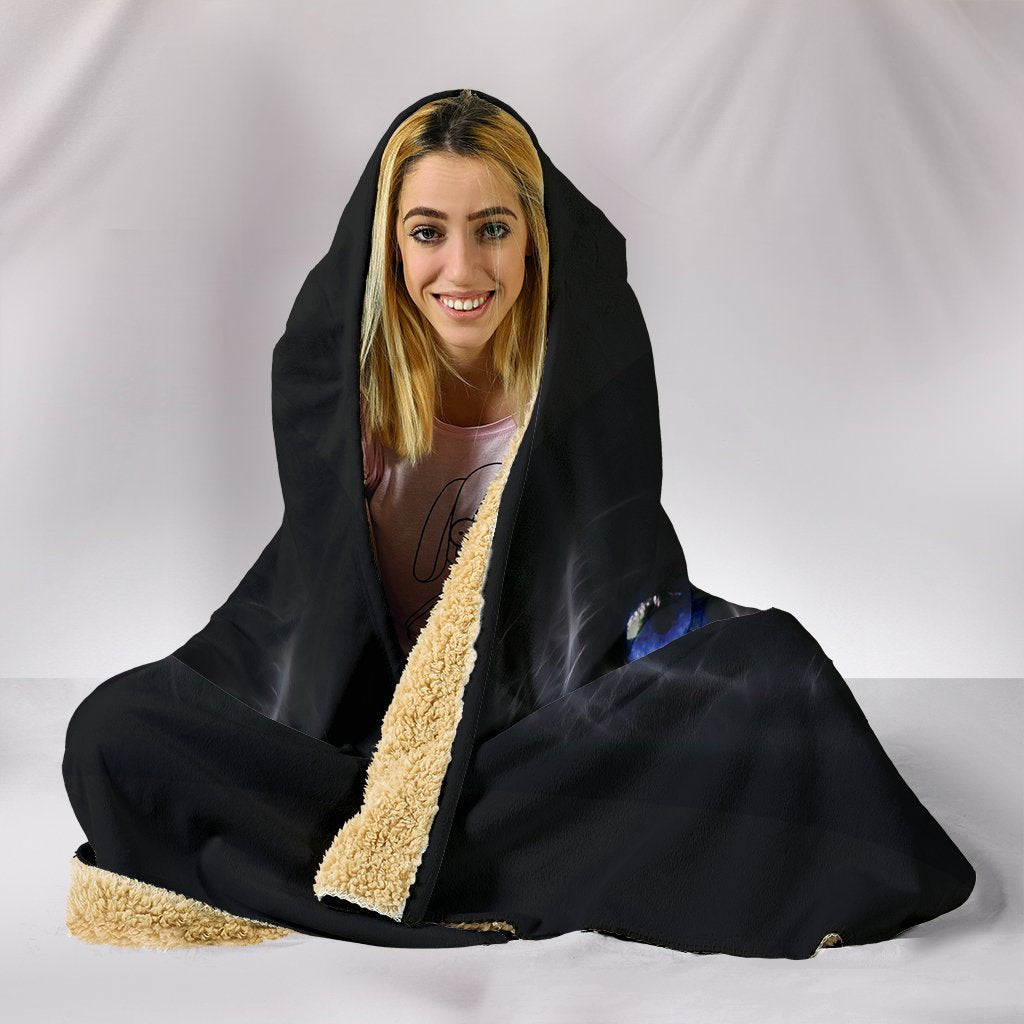 Black Panther Hooded Blanket