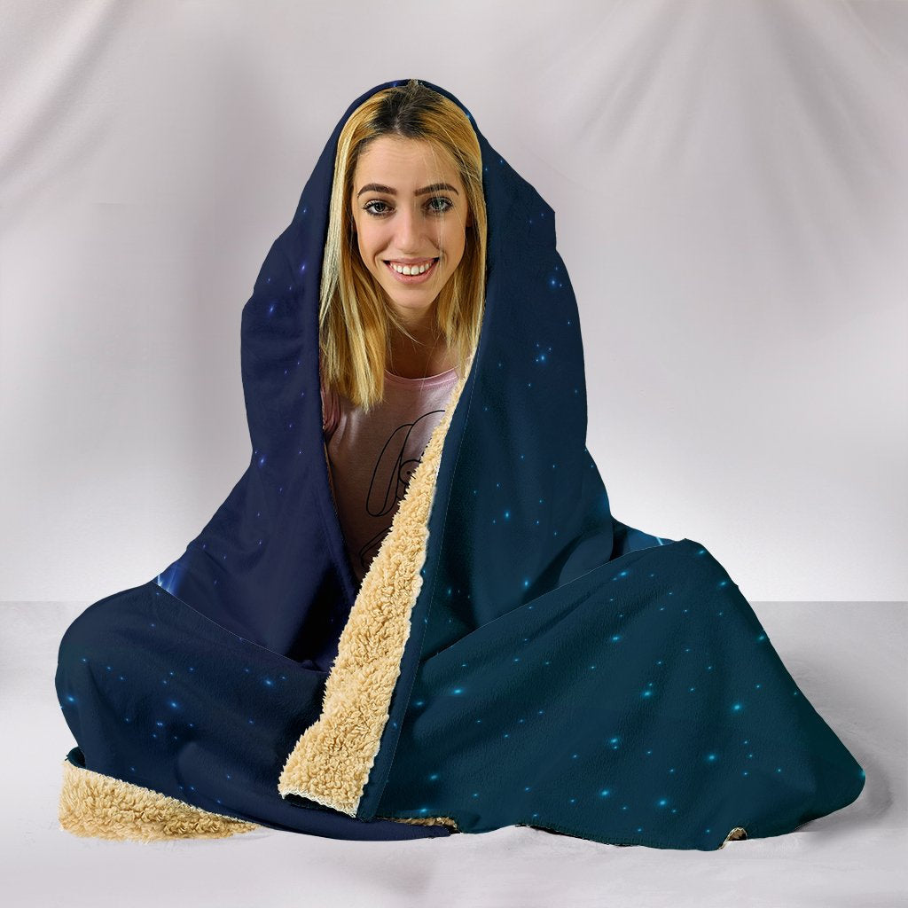 Libra Zodiac Hooded Blanket