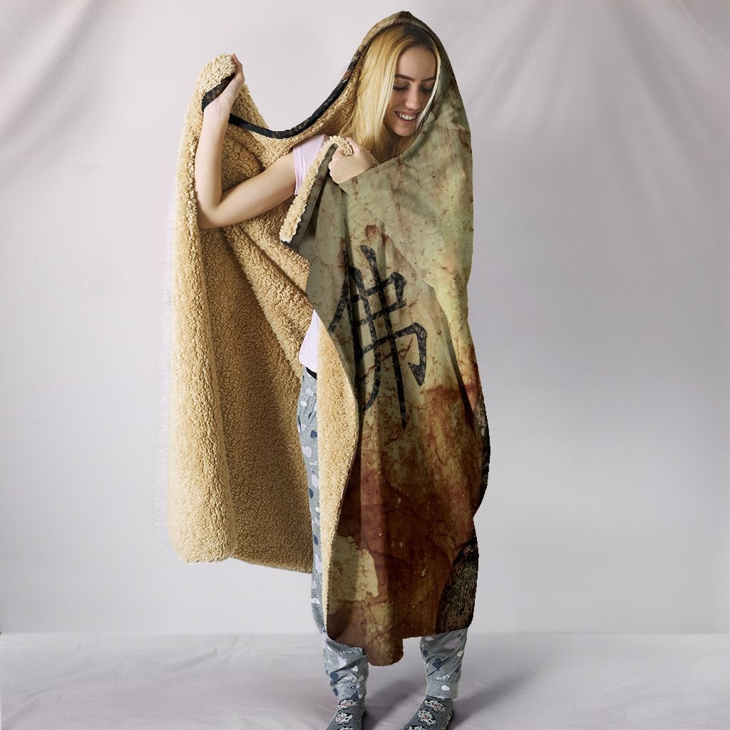 Buddha Tree Hooded Blanket