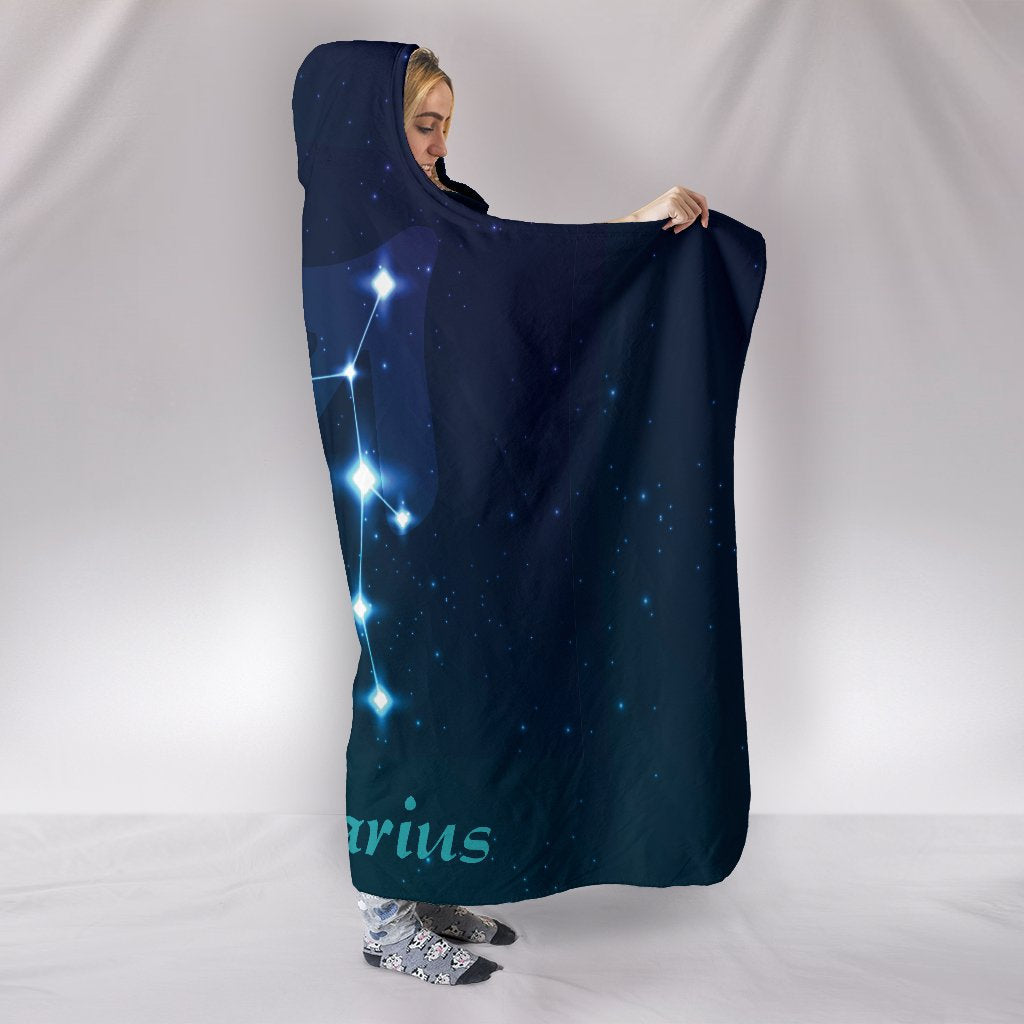 Sagittarius Zodiac Hooded Blanket