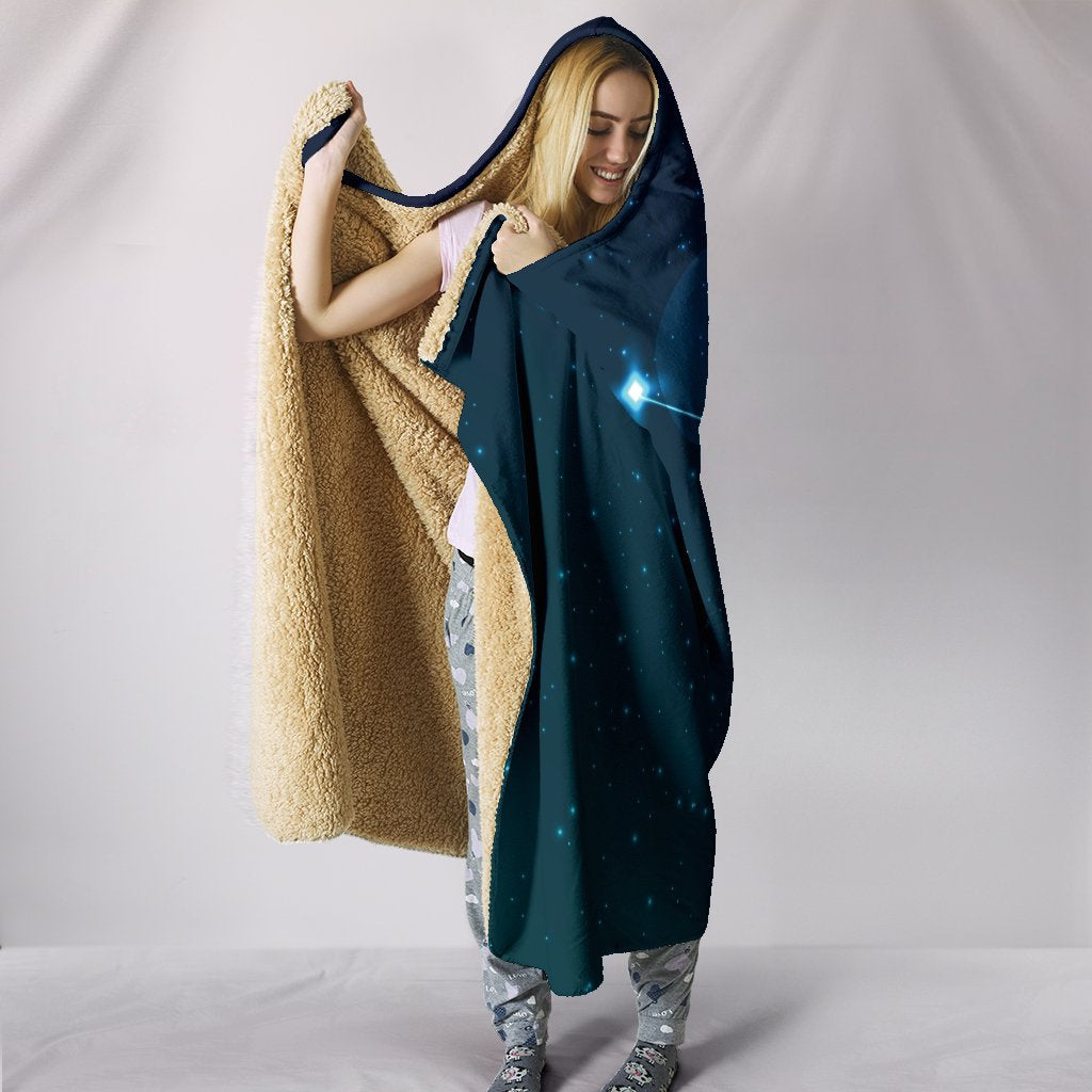 Aries Zodiac Hooded Blanket