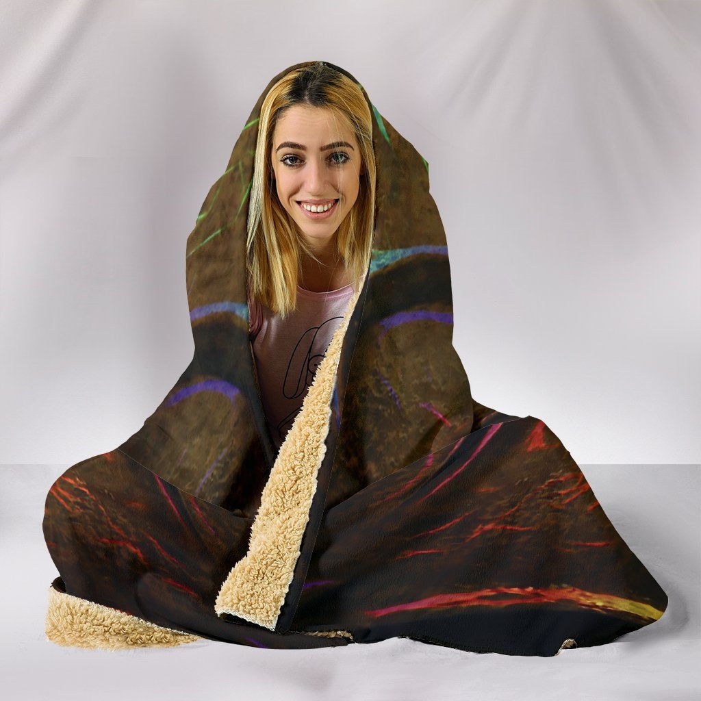 Buddha Face Hooded Blanket