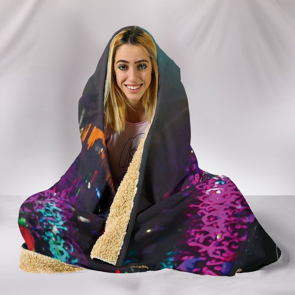Heart DJ Hooded Blanket