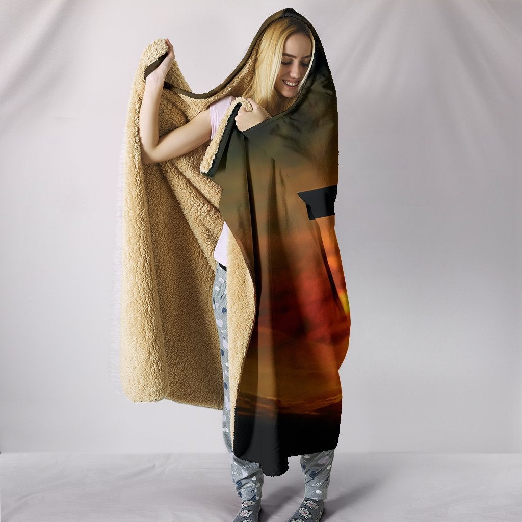 Jesus Christ Hooded Blanket