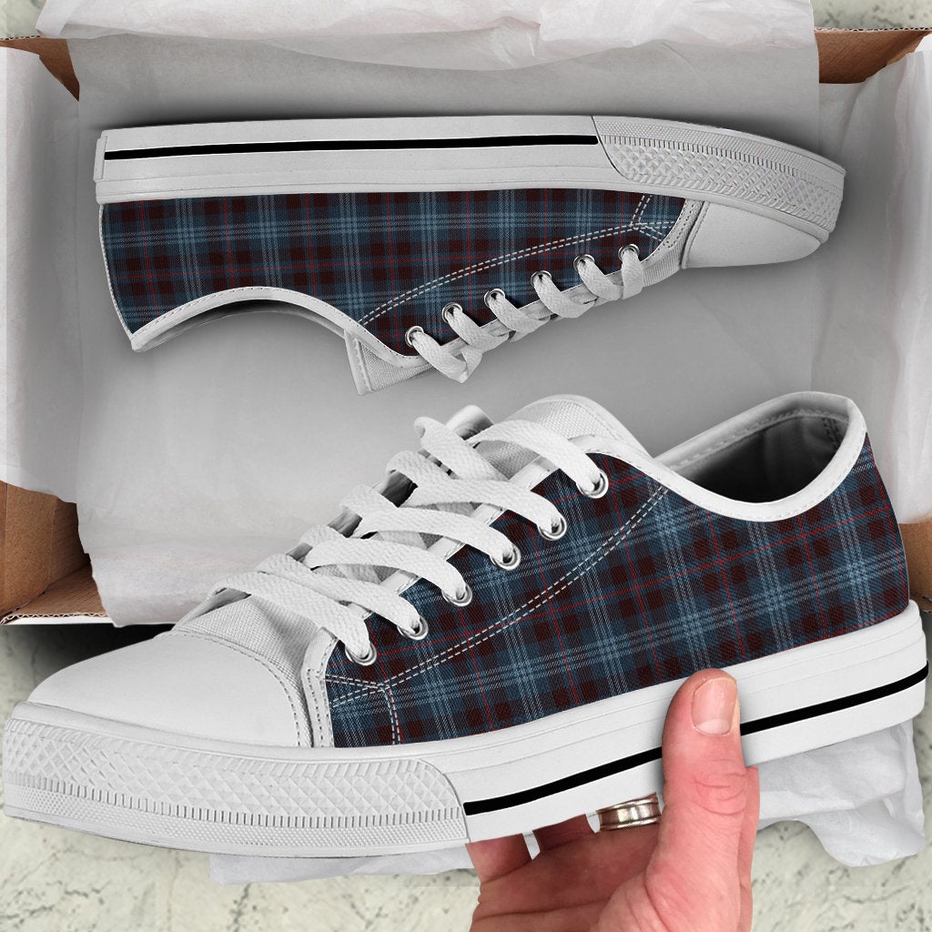 Blue Plaid Shoes