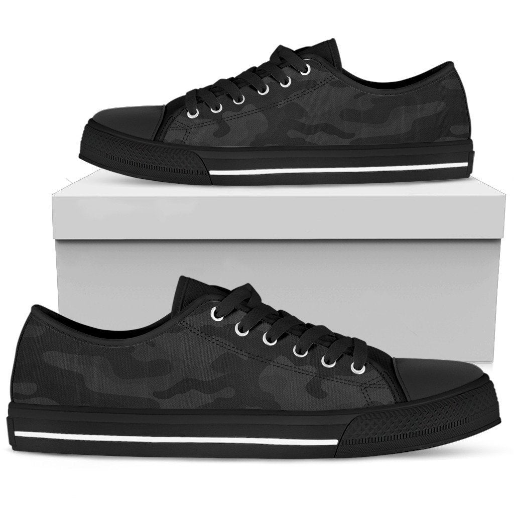 Dark Grey Camouflage Shoes
