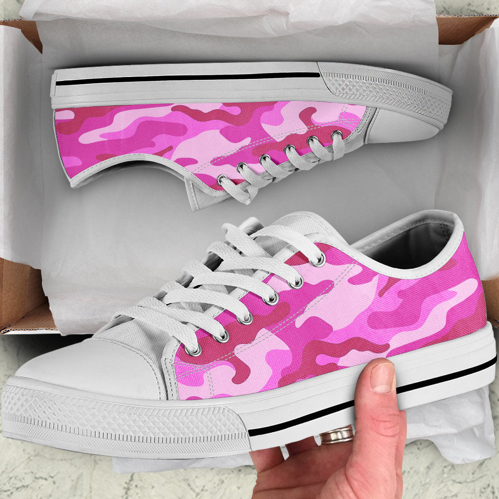 Pink Camouflage Shoes