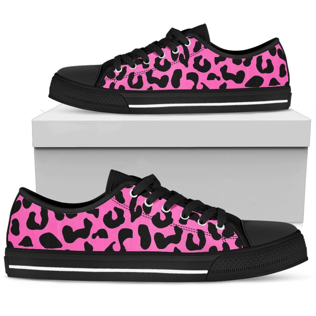 Pink Leopard Print Shoes