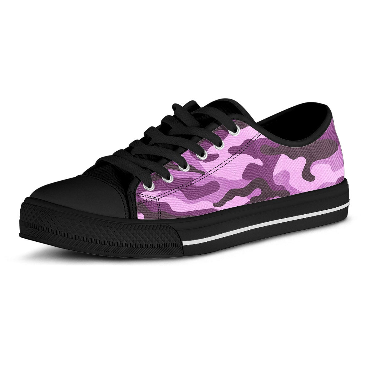 Purple Camouflage Shoes