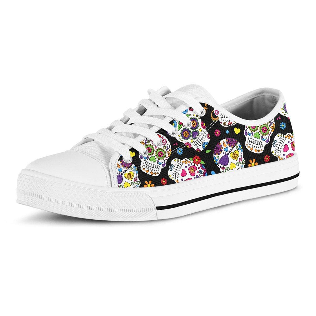 Colorful Sugar Skulls Shoes