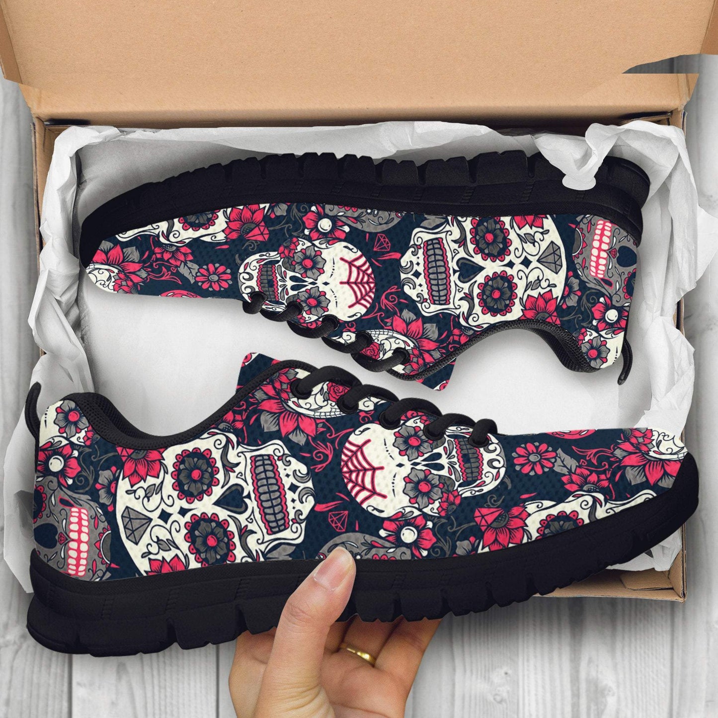 Sugar Skulls & Roses Sneakers