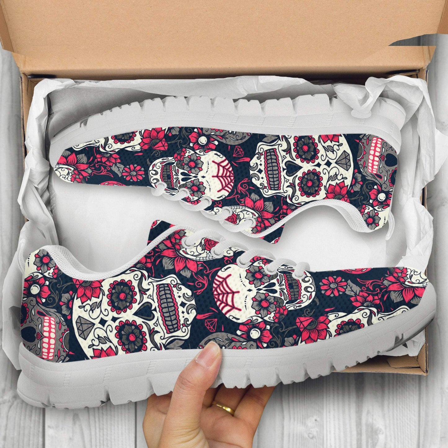 Sugar Skulls & Roses Sneakers