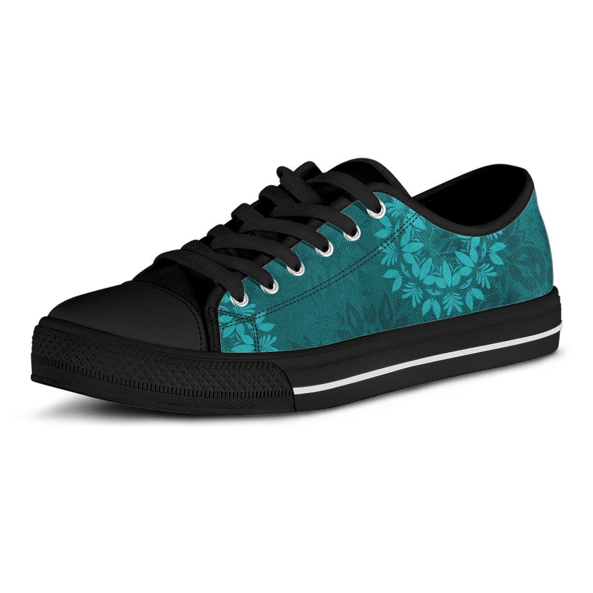 Light Green Teal Mandalas Shoes