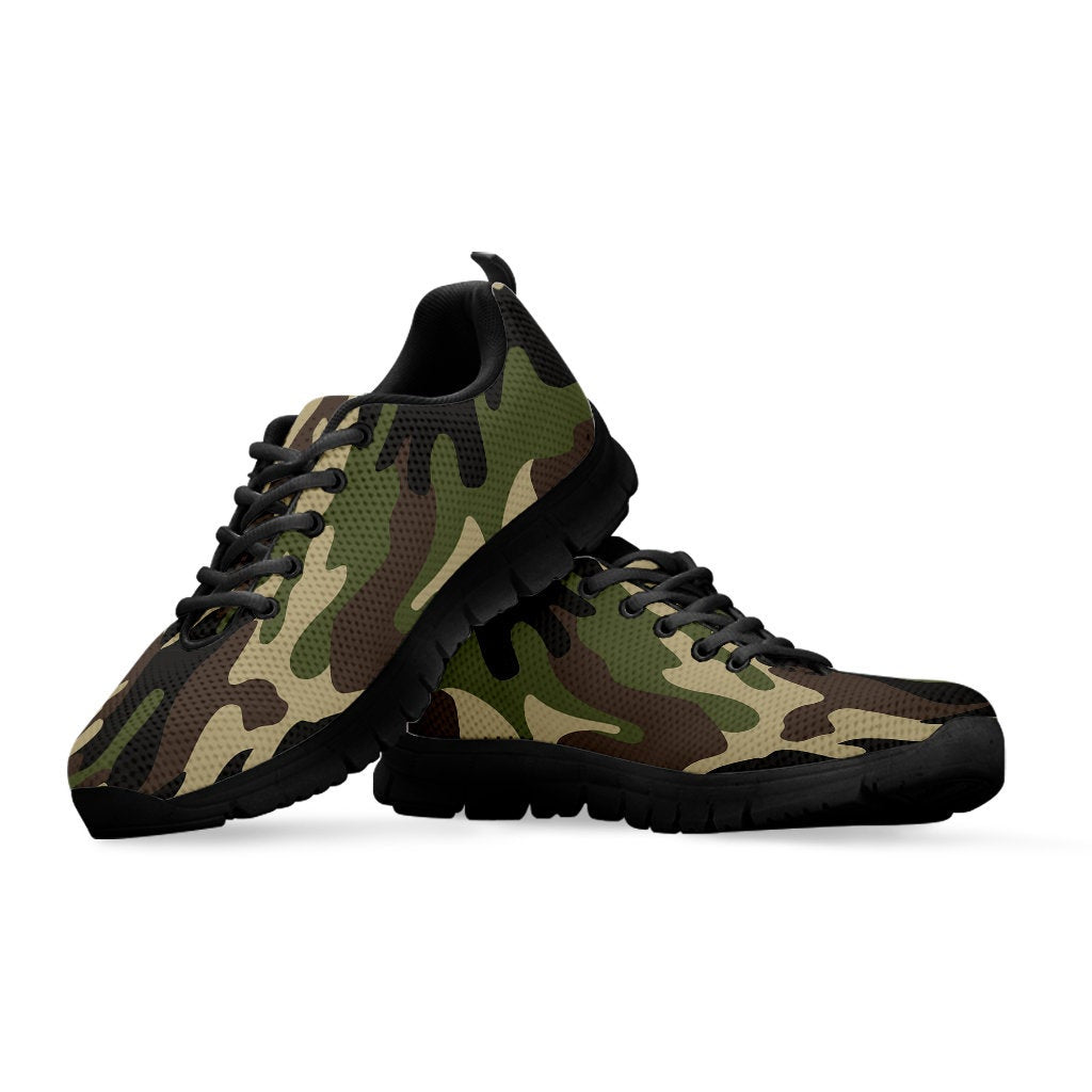 Army Green Camouflage Sneakers