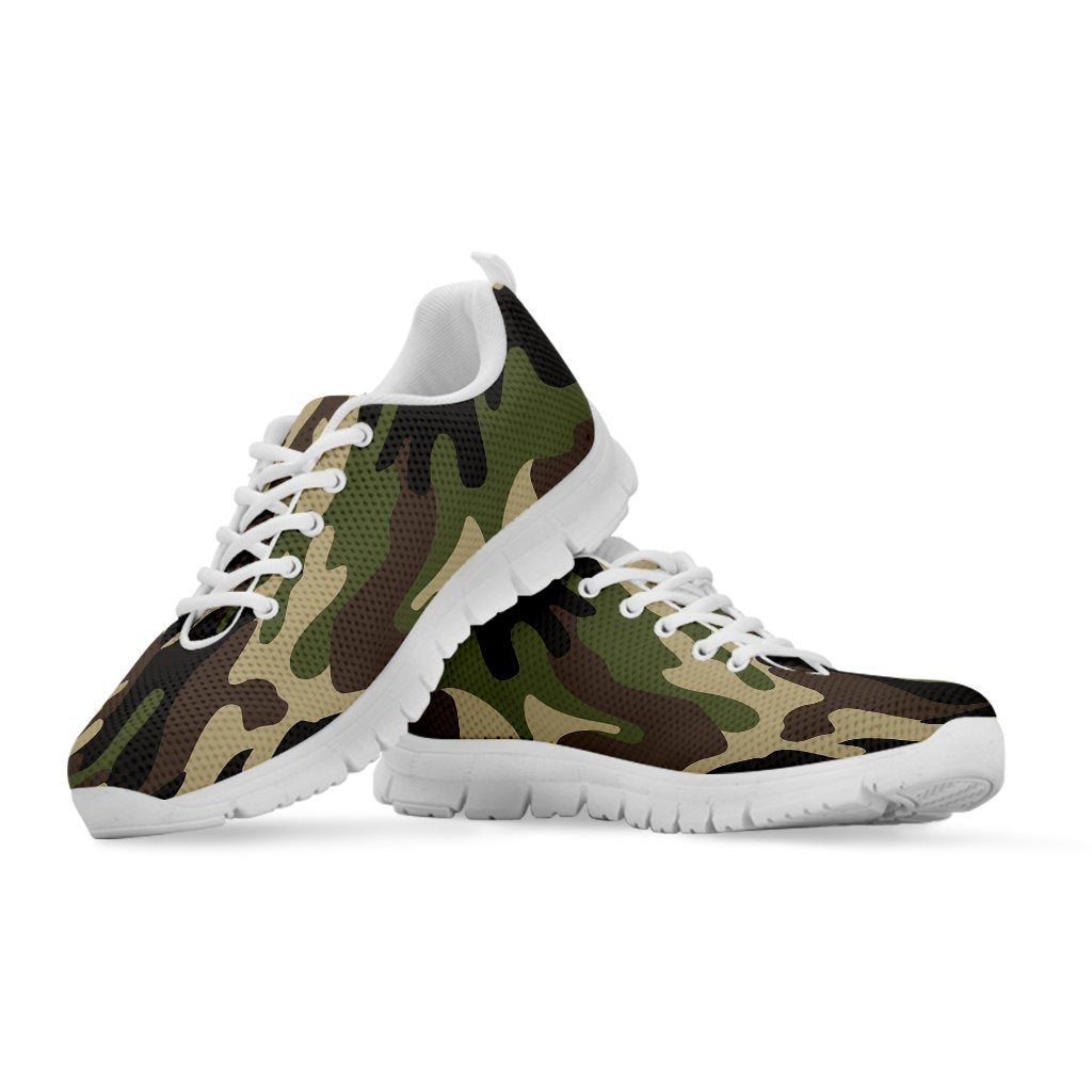 Army Green Camouflage Sneakers