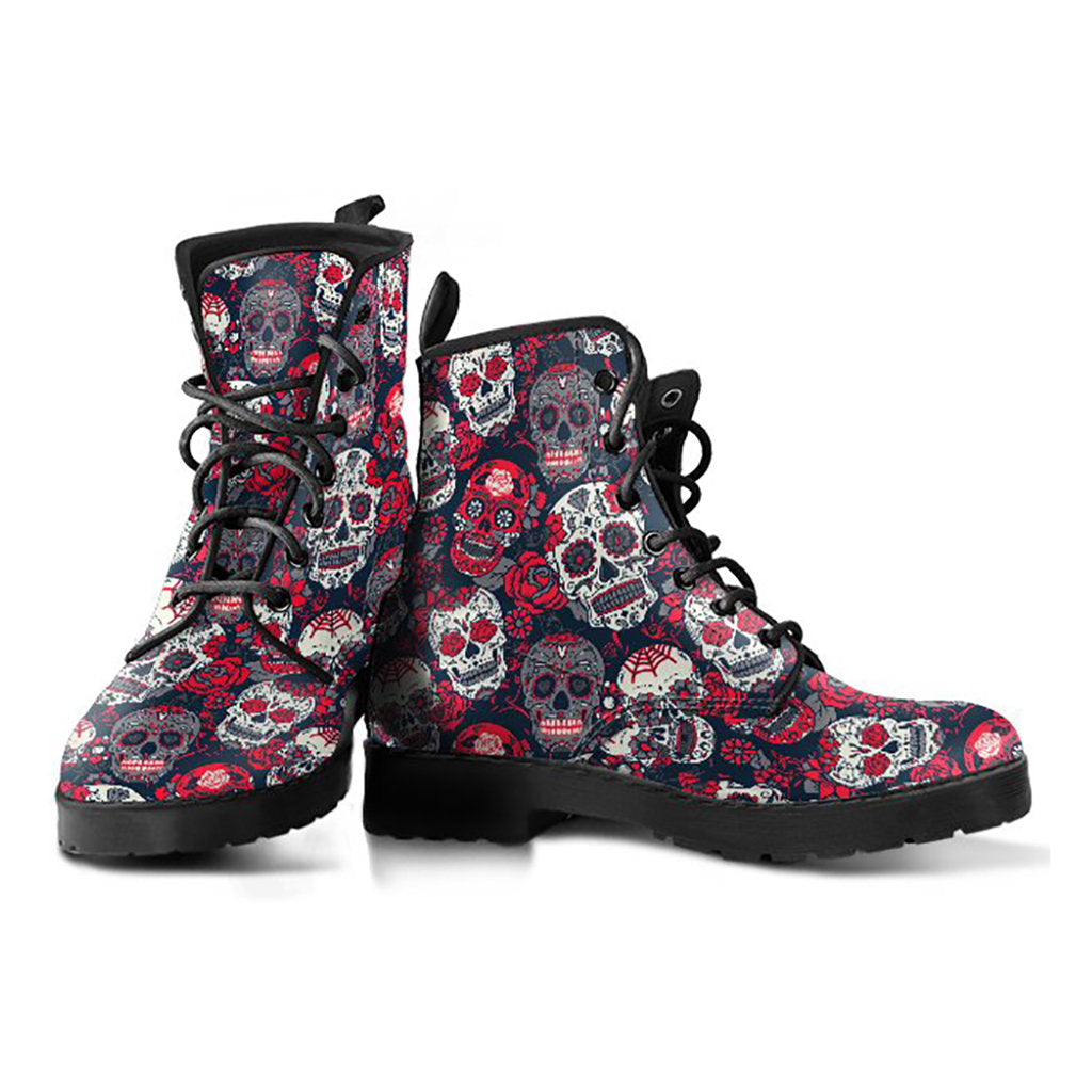 Sugar Skulls & Roses Womens Boots