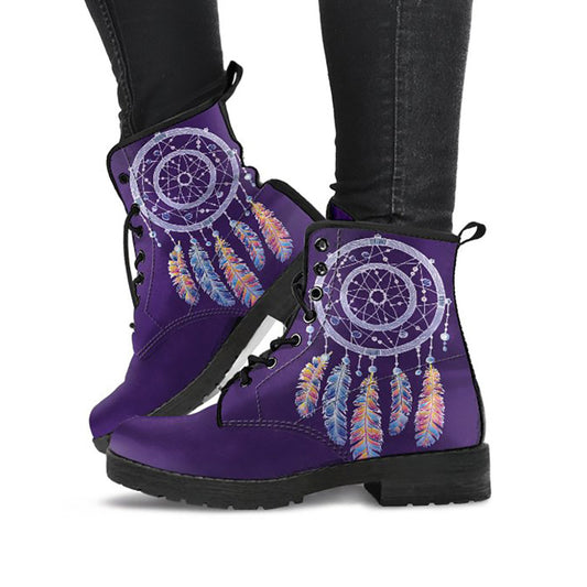 Purple Dream Catcher Womens Boots