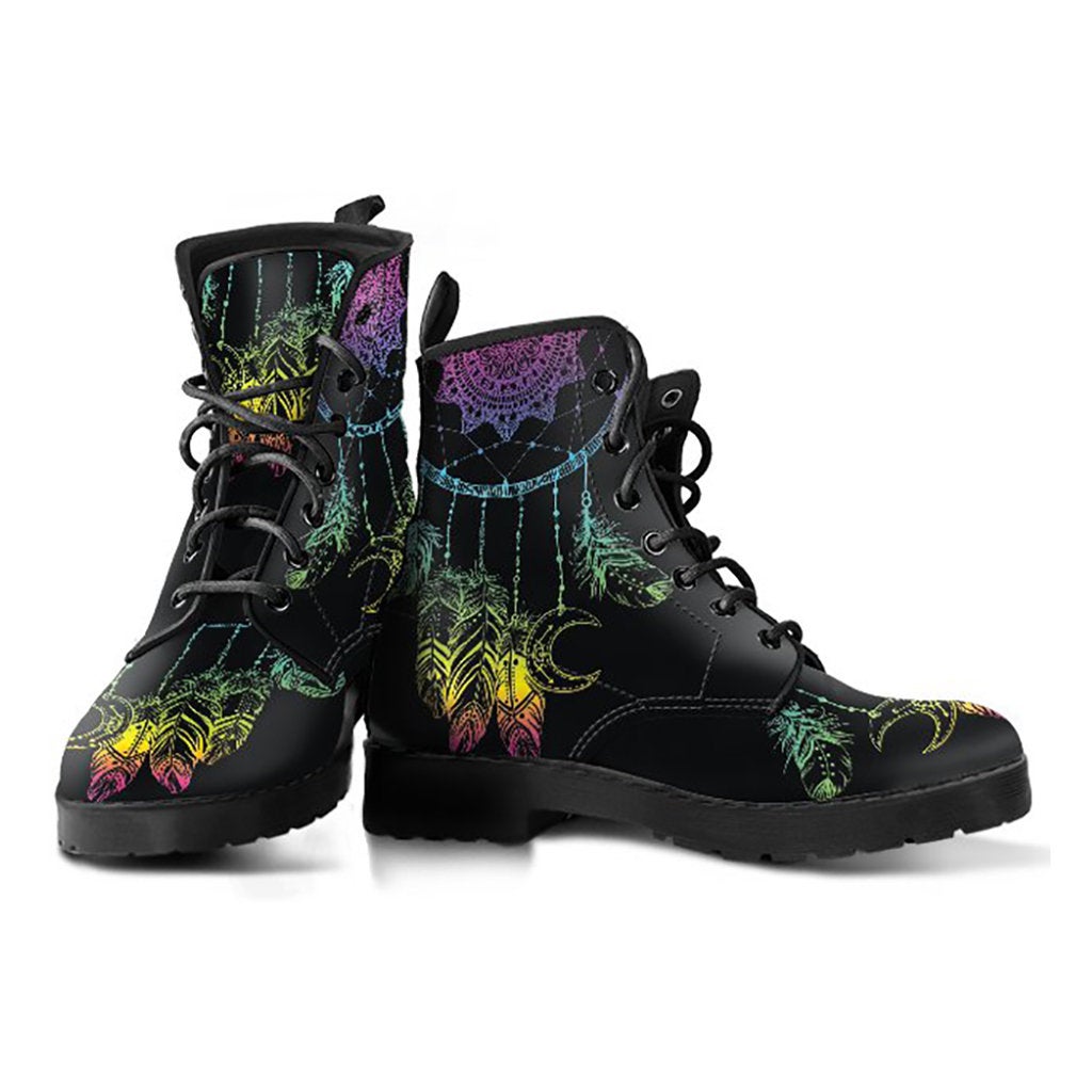 Colorful Boho Dream Catcher Womens Boots