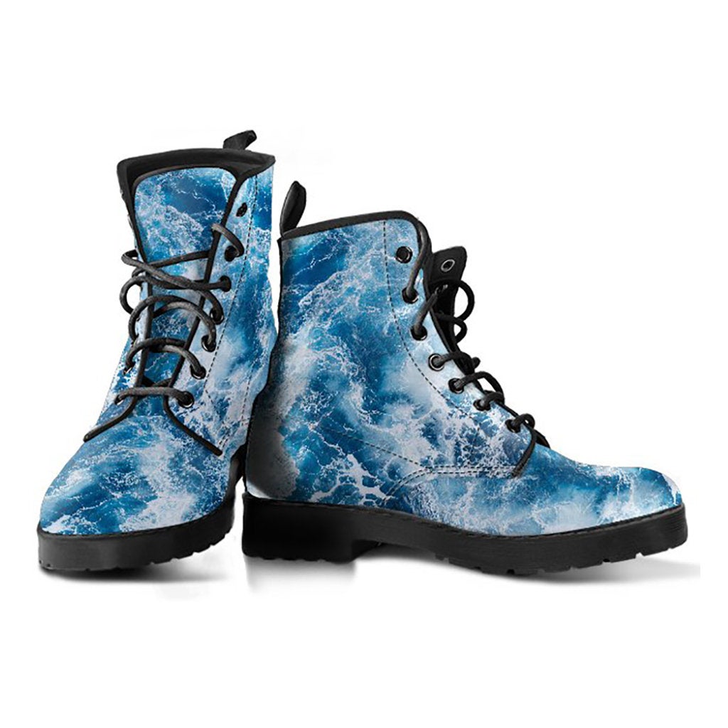 Ocean Abstract Womens Boots